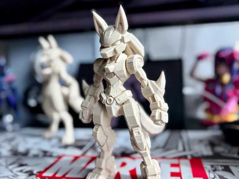 Mecha Pokemon: Lucario 0448