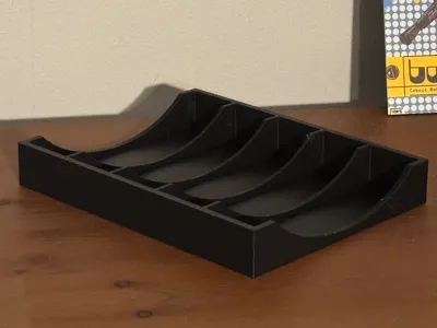 VHS stand with slipcase adapter