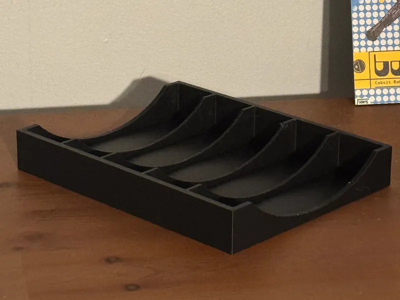 VHS stand with slipcase adapter