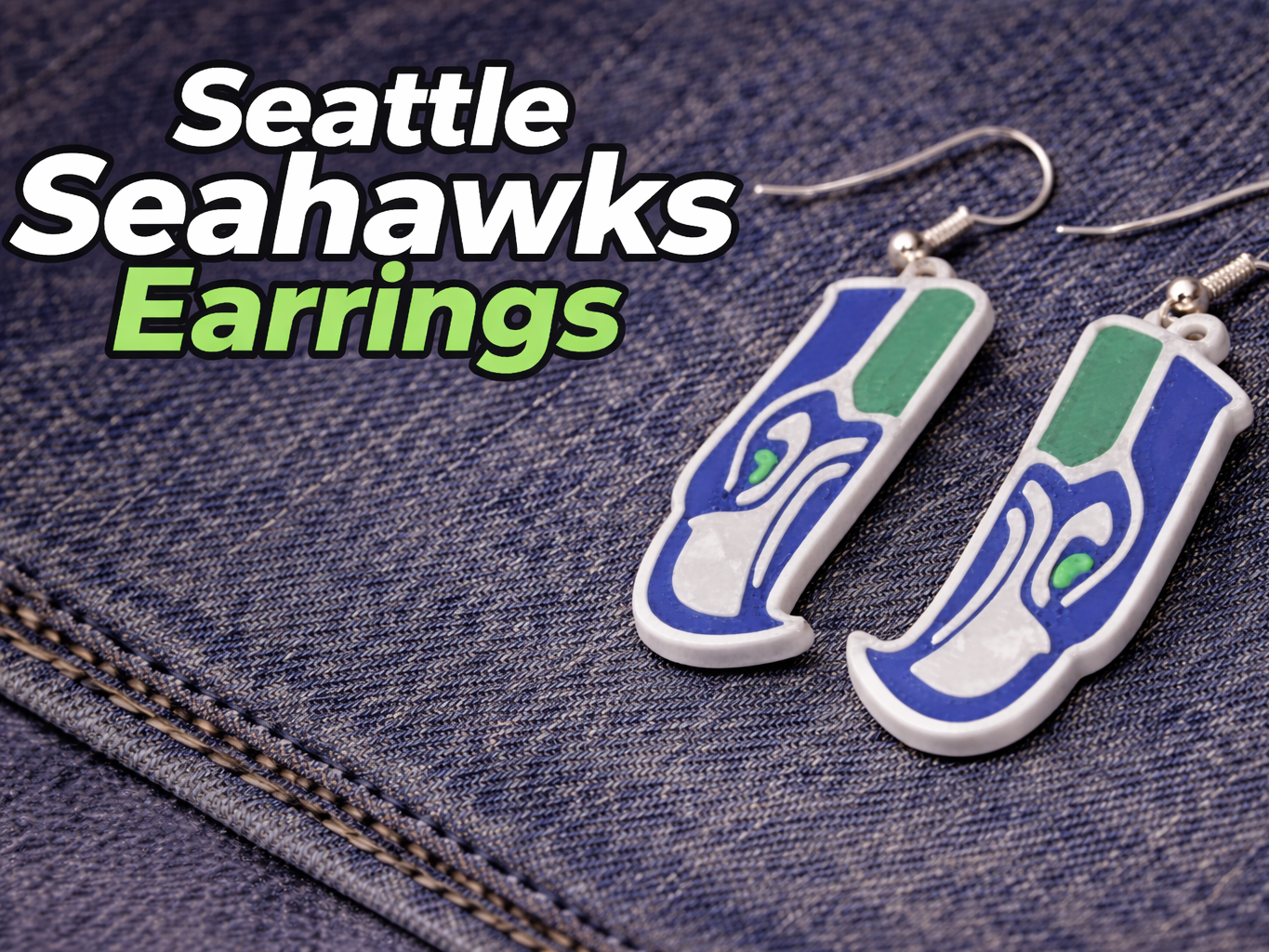 Seattle Seahawks Earrings