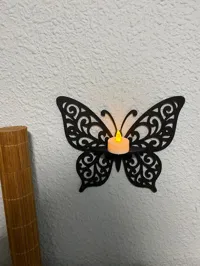 Papillon porte-bougie décoratif — photo 5