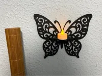 Papillon porte-bougie décoratif — photo 1