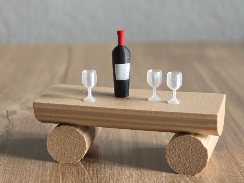 Wein mit Gläser 