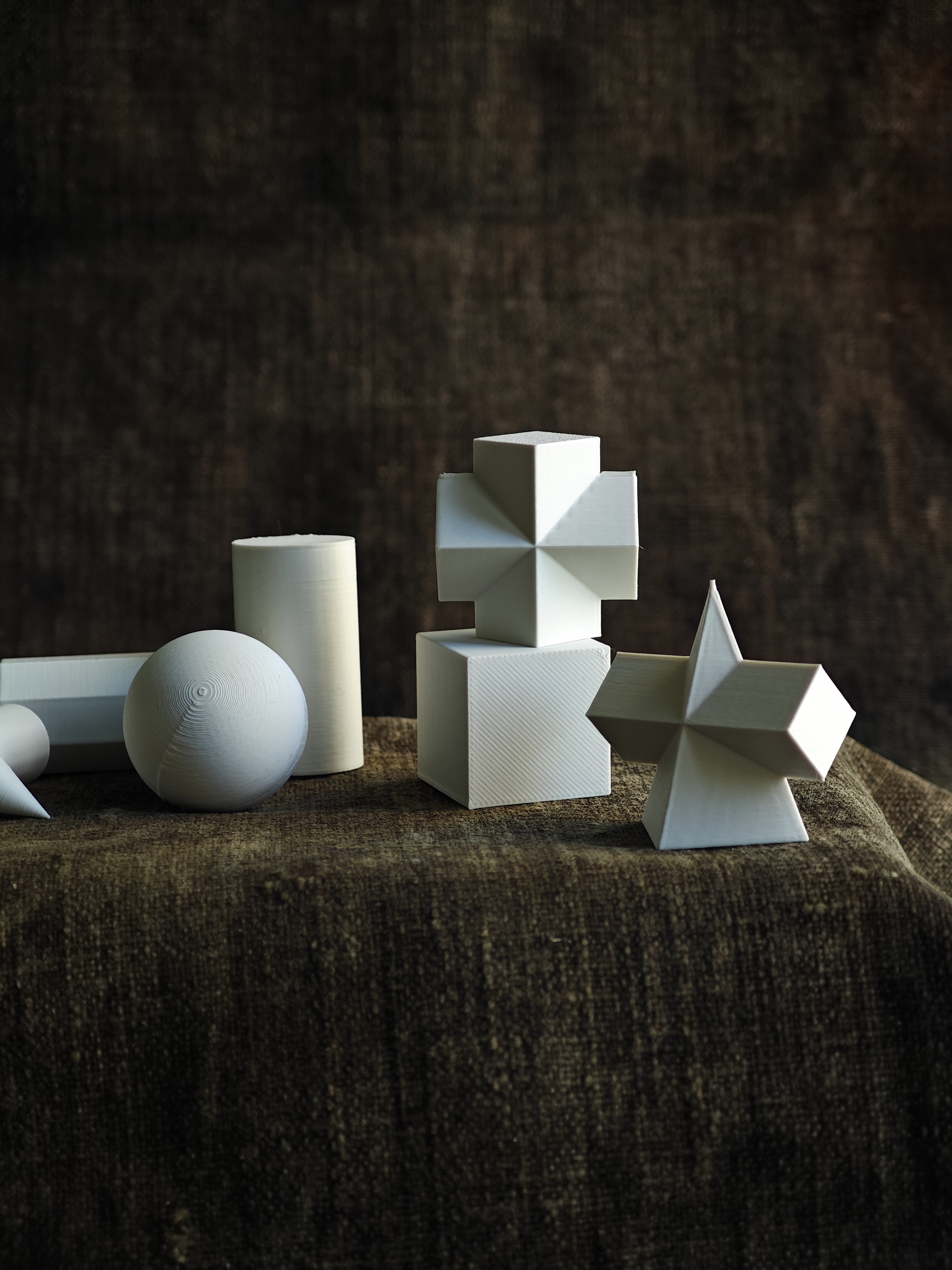 Miniatura 2 do modelo 3D 美术课石膏几何体全套——设计师的来时路