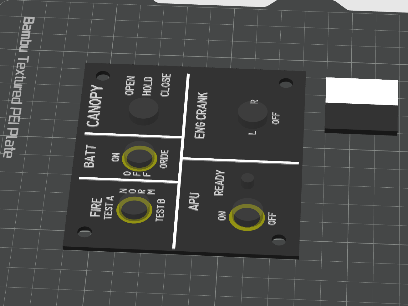 Miniatura 2 do modelo 3D DCS F/A-18C Takeoff Optimized Panel