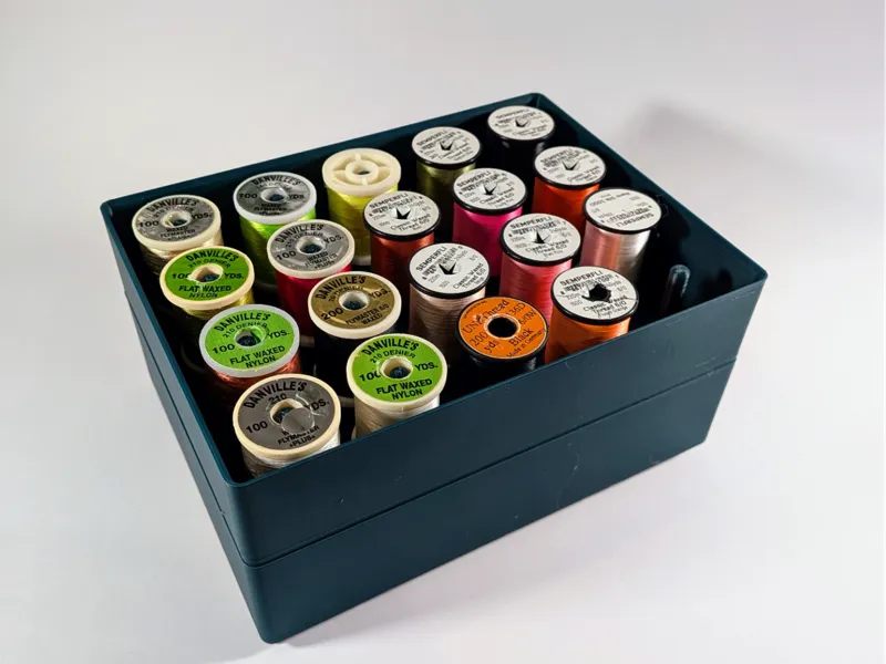 Gridfinity Fly Tying Thread Holder
