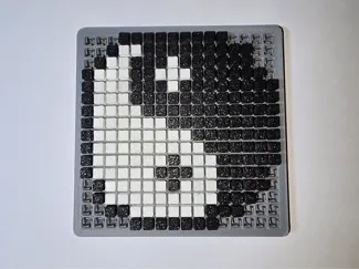 Puzzle de Pixeles Yin y Yang