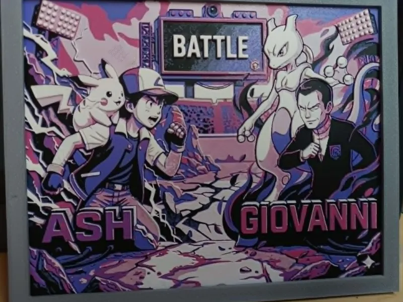 Gym Battle Pokemon Ash vs Giovanni