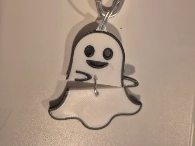 Dancing Ghost Keychain