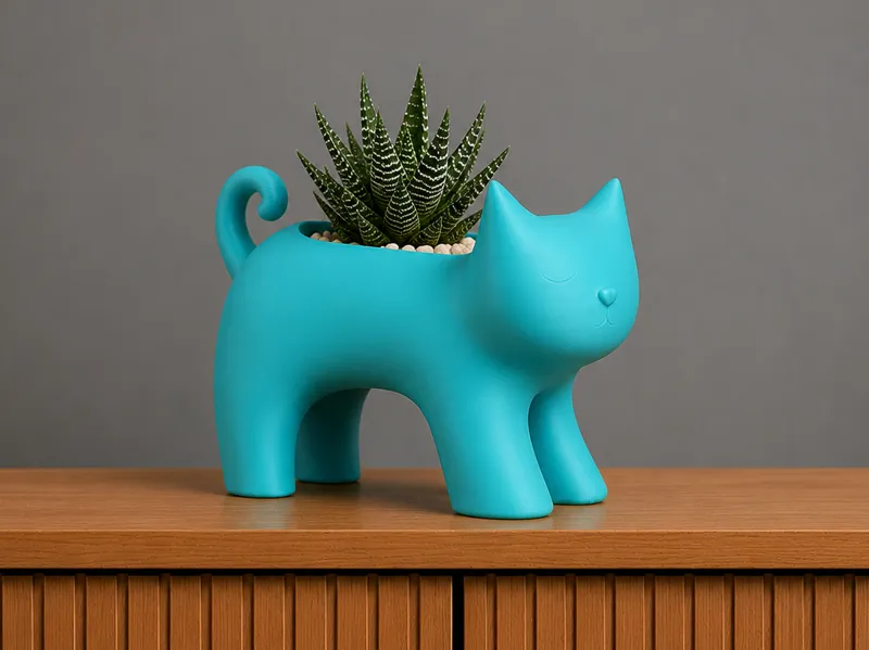 Cat Planter & Organizer