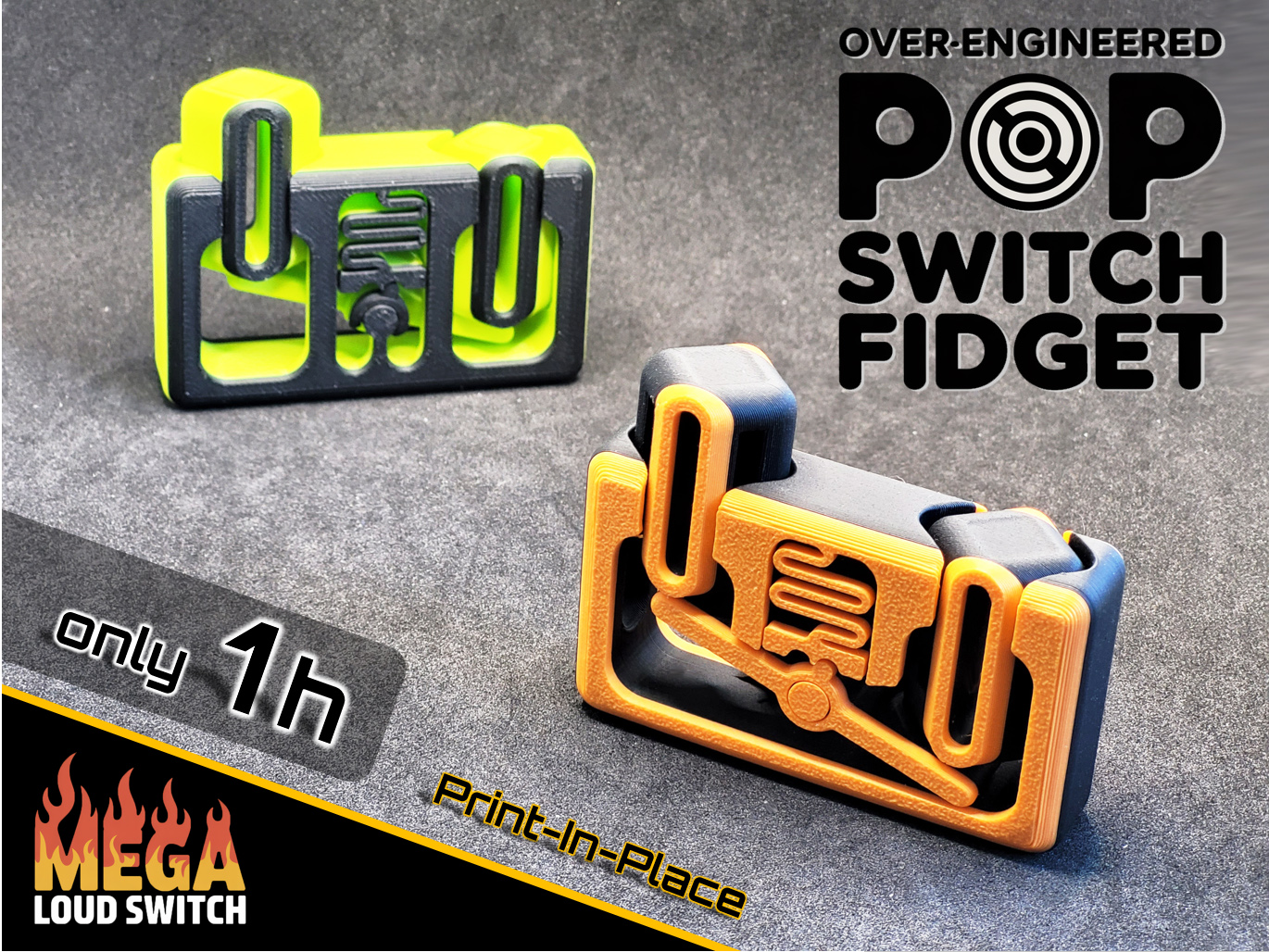 Overengineered Pop Switch Fidget