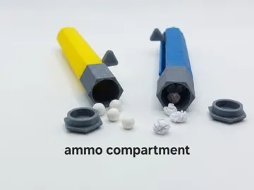 Accesorio para impresora 3D: Sniper Pen - shoots Paper pellets — vista de referencia 4