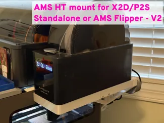 AMS HT mount for X2D/P2S Standalone/AMS Flipper V2