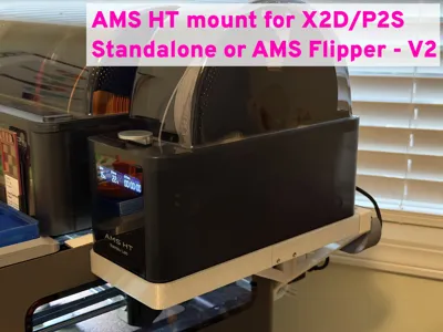 AMS HT mount for X2D/P2S Standalone/AMS Flipper V2