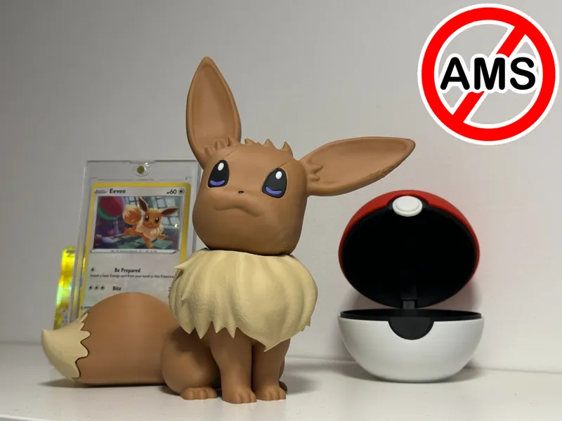 Eevee Pokemon Card Display NO AMS