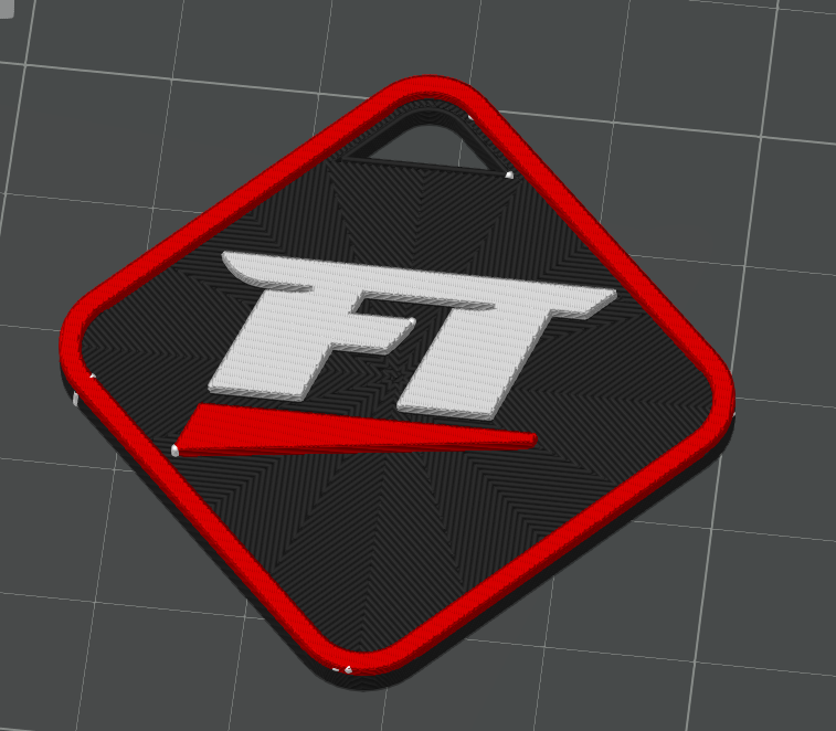 Miniatura 1 do modelo 3D Fueltech Keychain - FT Logo