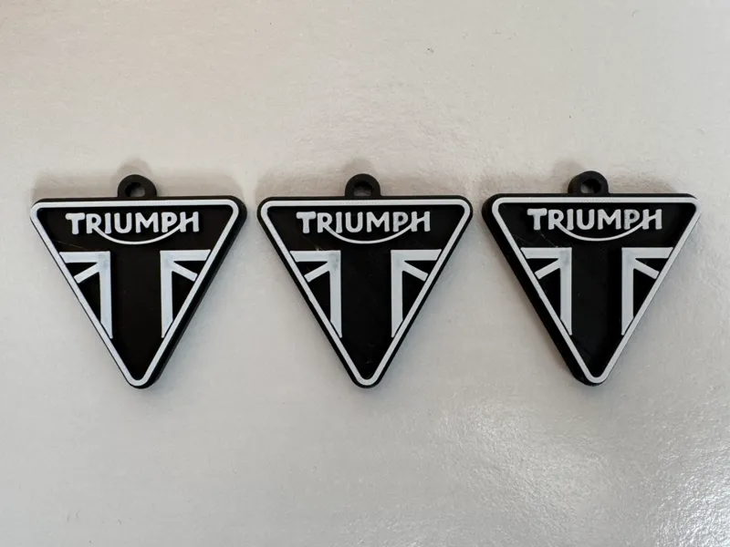 Triumph keychain