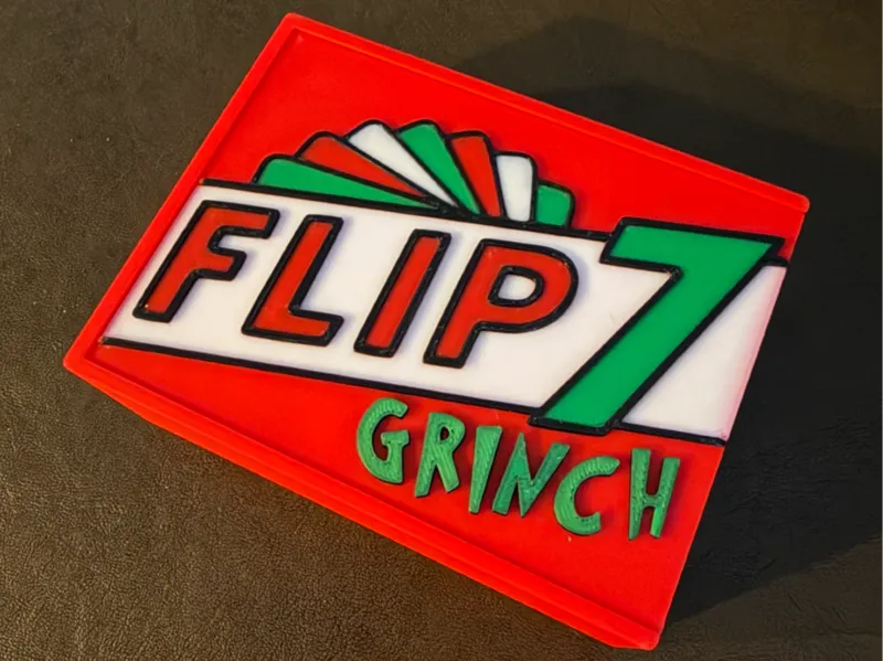 Grinch Flip 7 (Lid ONLY)