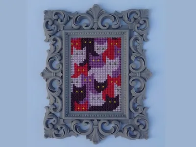 Baroque Cross Stitch Frame