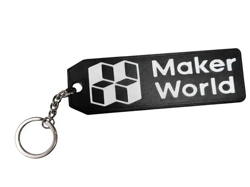 Maker World Keychain Accessory