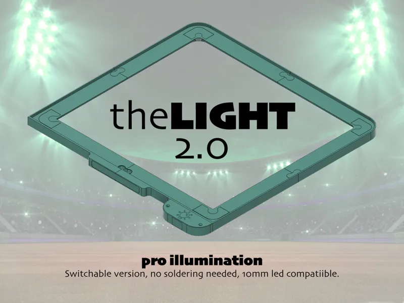 theLIGHT 2.0 - invisible glass riser, pro illumination, for all!