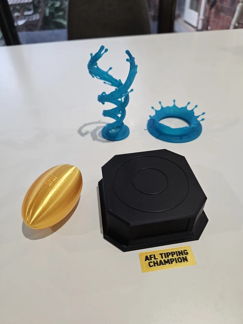 AFL Tipping Champion Trophy (Multi-PartDesign) - Free 3D Print Model ...