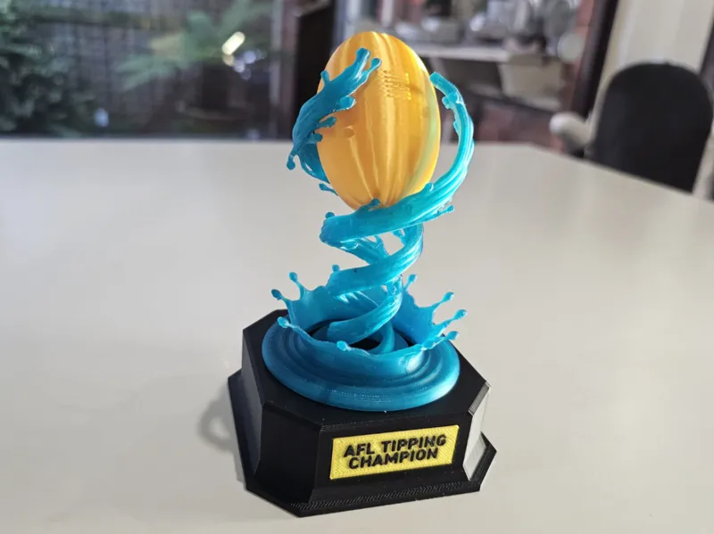 AFL Tipping Champion Trophy (Multi-PartDesign)