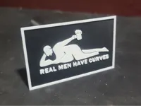 Hitch Cover - Real Men Have Curves 
