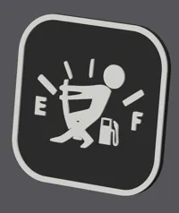 Hitch Cover - Empty Fuel Tank