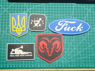 Hitch Receiver Cover - Ukraine Coat of Arms