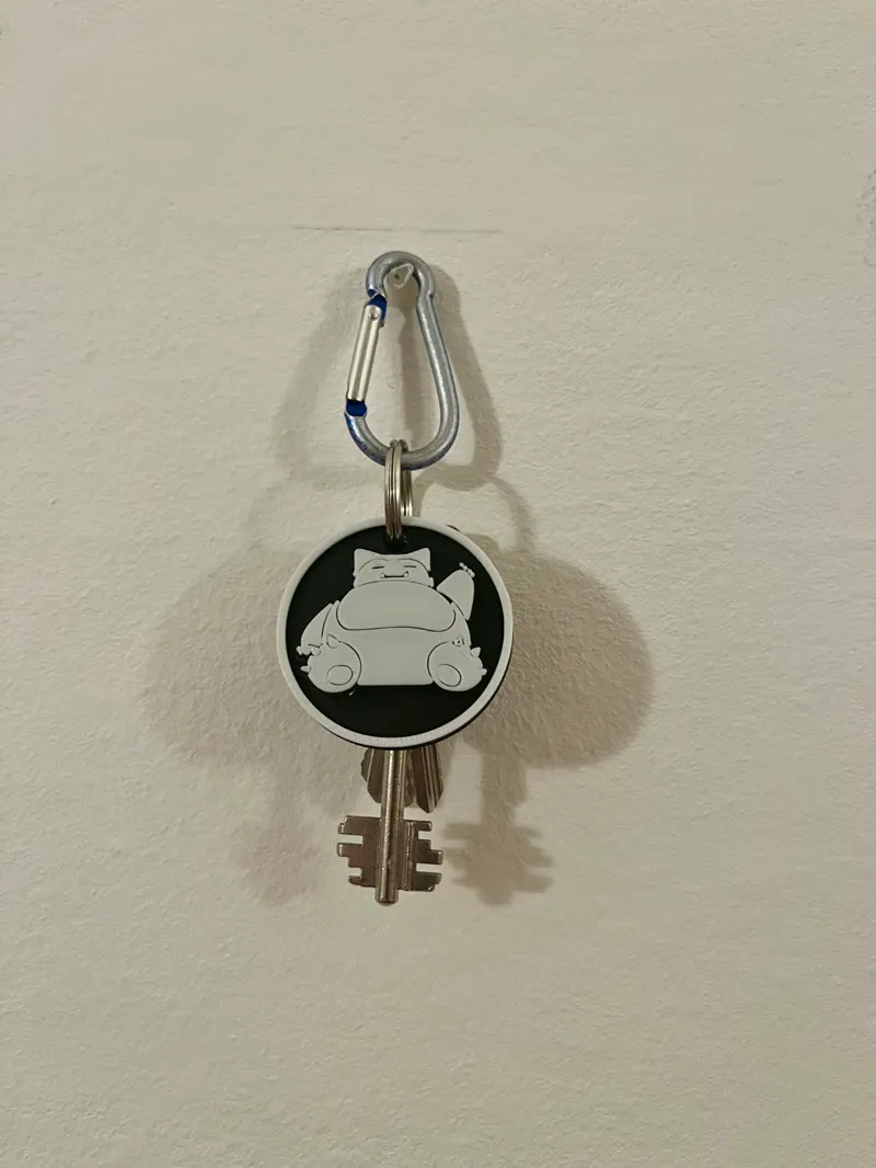 Snorlax Keychain