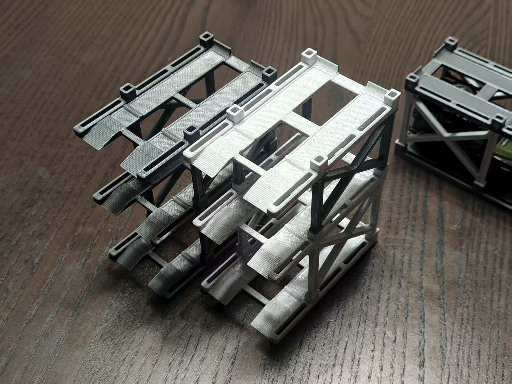 Miniatura 2 do modelo 3D 1:64汽车模型 拼装 立体停车库 可堆叠