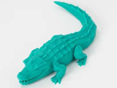 Low Poly Crocodile