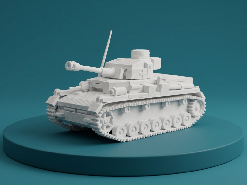Panzer IV Tank – 3D Model