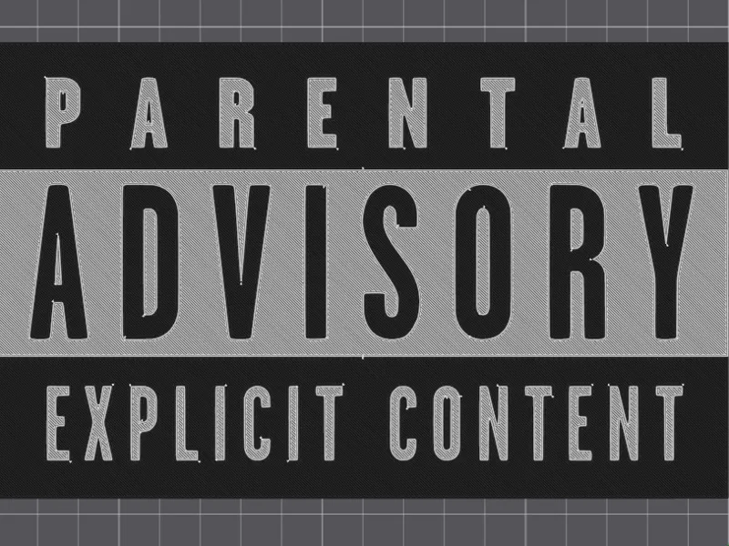 Panneau Parental Advisory