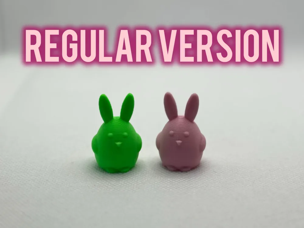 Mini Easter Egg Bunny - Free 3D Print Model - MakerWorld