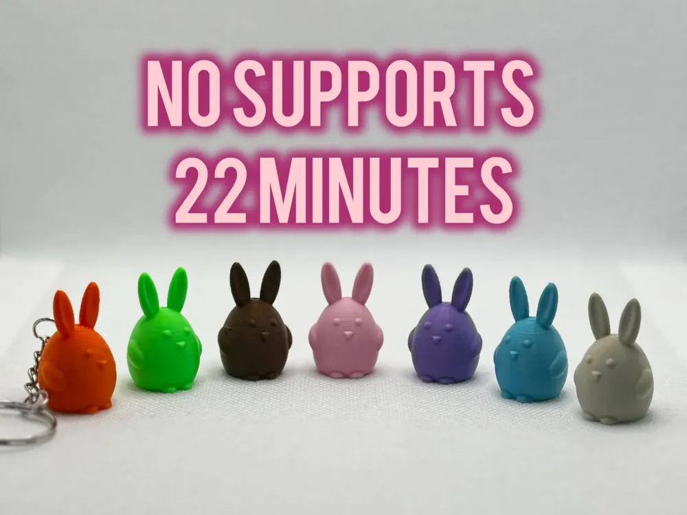 Mini Easter Egg Bunny - Free 3D Print Model - MakerWorld