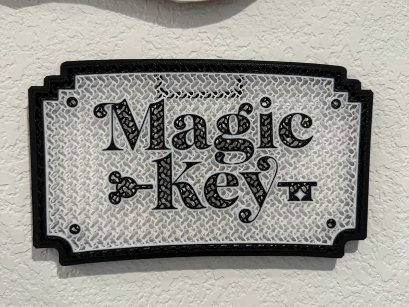 Magic Key Disneyland Pin board
