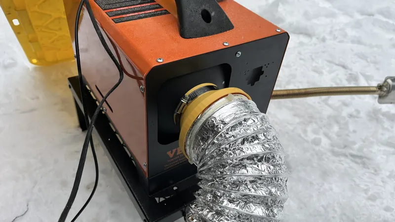 Diesel Heater to 4 inch Duct Adapter