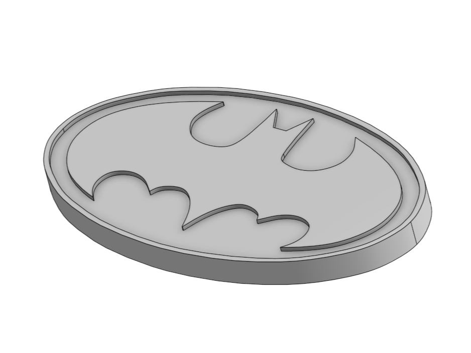 Batman - 13 g - Logo - Coaster - with/without AMS