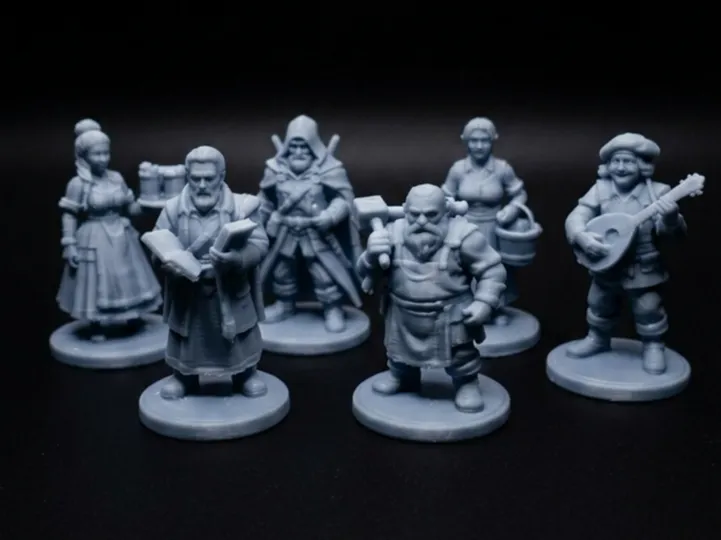 Fantasy Tavern & Town NPCs (6 Miniatures Set 1)