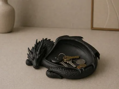 Dragon Trinket Dish – Mystique and Functionality
