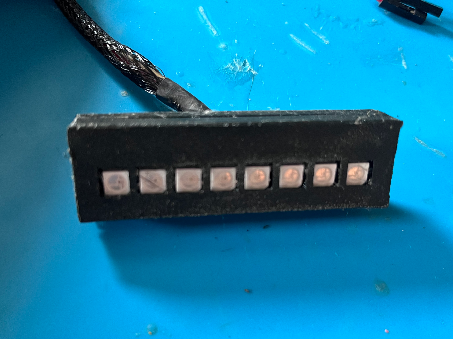 Neopixel (WS2812b) Stick / Bar 8 Case - WS2812b-8