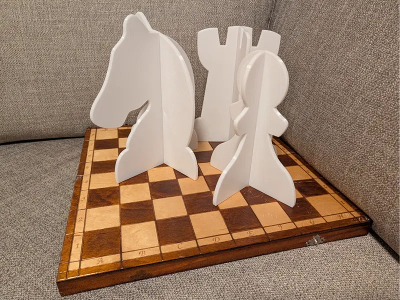 2D Outdoor Chess Pieces