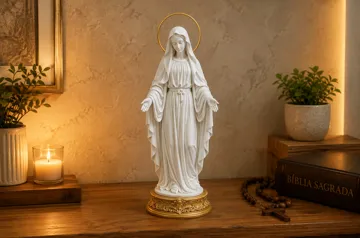 Figura decorativa: Our Lady of Grace – Premium Religious Sculpture — vista de referencia 3