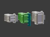 CLAMP XS VERSION (with 2 sizes of adapter)
