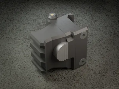 Custom Airsoft Picatinny Folding Adapter