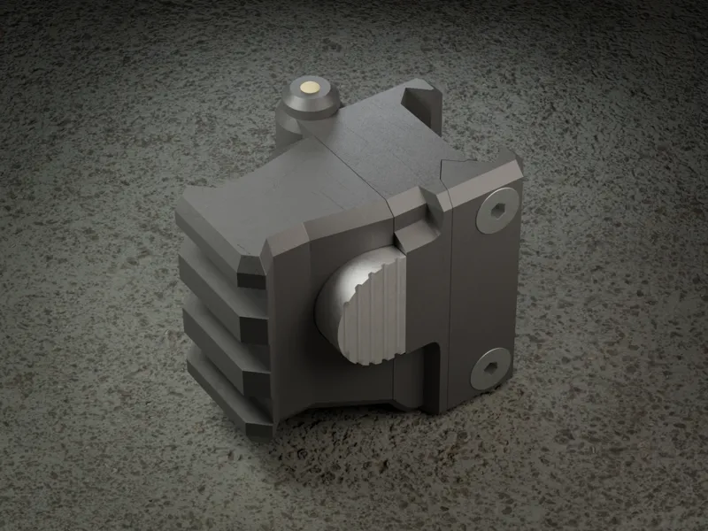 Custom Airsoft Picatinny Folding Adapter