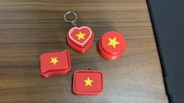 Llavero: Vietnam Flag Collectible Keychain & Clicker Set — vista de referencia 4