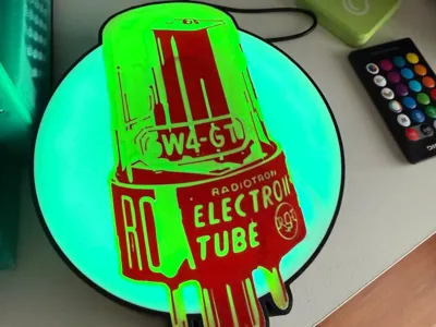 RCA tube lightbox